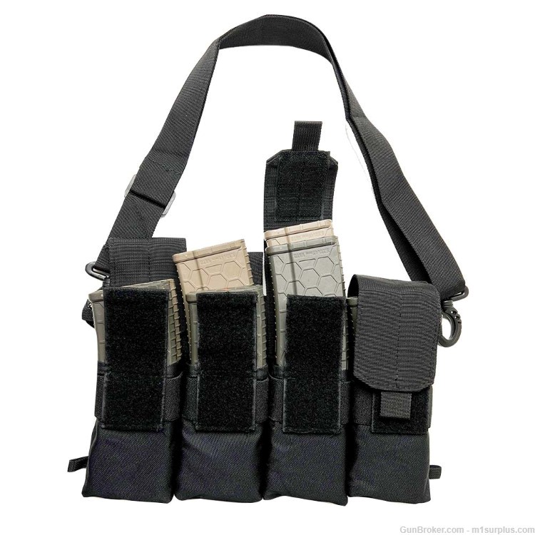 Tactical 5.56 Mag Carrier Pouch w/ Shoulder Strap for SIG M400 Magazines -img-2