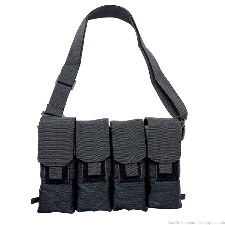 Tactical 5.56 Mag Carrier Pouch w/ Shoulder Strap for SIG M400 Magazines -img-0