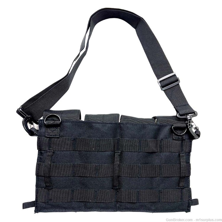 Tactical 5.56 Mag Carrier Pouch w/ Shoulder Strap for SIG M400 Magazines -img-1
