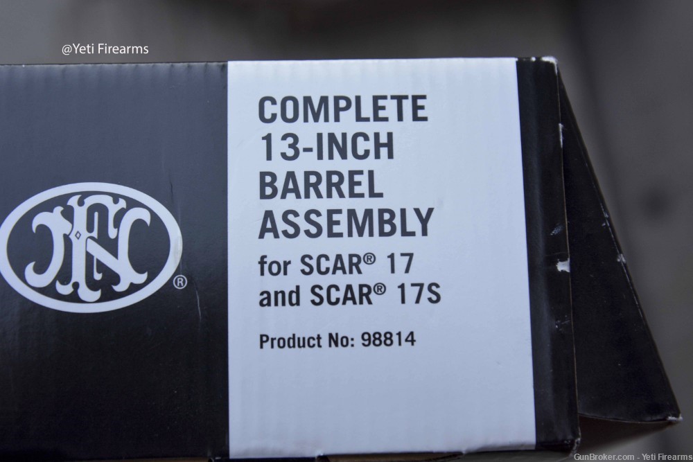 FN SCAR 17S 13” 7.62x51mm Barrel Assembly 98814 FNH 17 S 7.62mm No CC Fee-img-3
