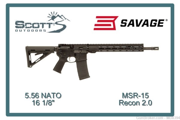 Savage MSR-15 Recon 2.0  5.56 NATO 16 1/8"-img-0