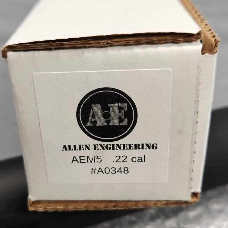 Allen Engineering AEM5 suppressor new in box .22 Caliber for 5.56 or .223-img-5