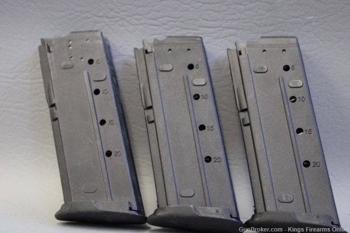 Lot of 3 FN Five-seveN 5.7x28mm 20 RD Magazines Item P-547-img-2