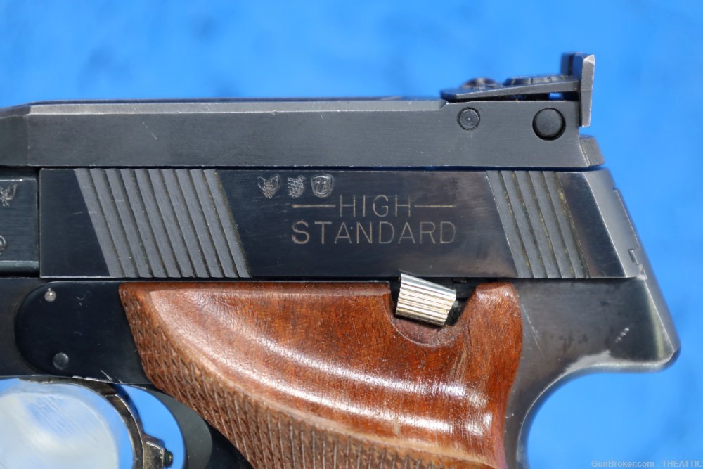 HIGH STANDARD "THE VICTOR" 22LR TARGET PISTOL MFG IN 1973 / C&R ELIGIBLE-img-6