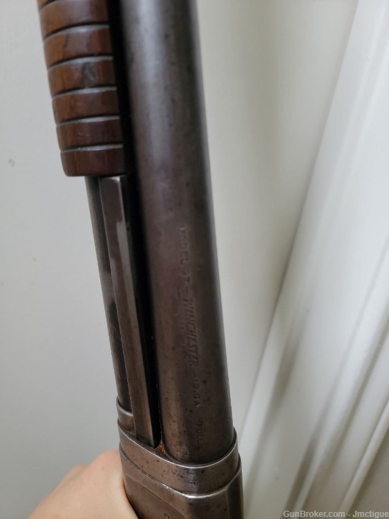 Rare Winchester 1897 Takedown [FULL CHOKE] Comes with Aftermarket Follower-img-3