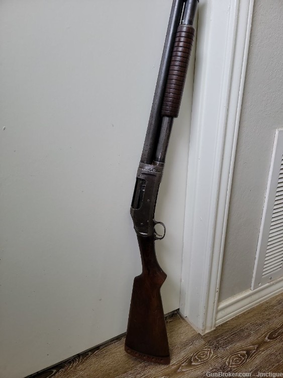 Rare Winchester 1897 Takedown [FULL CHOKE] Comes with Aftermarket Follower-img-0