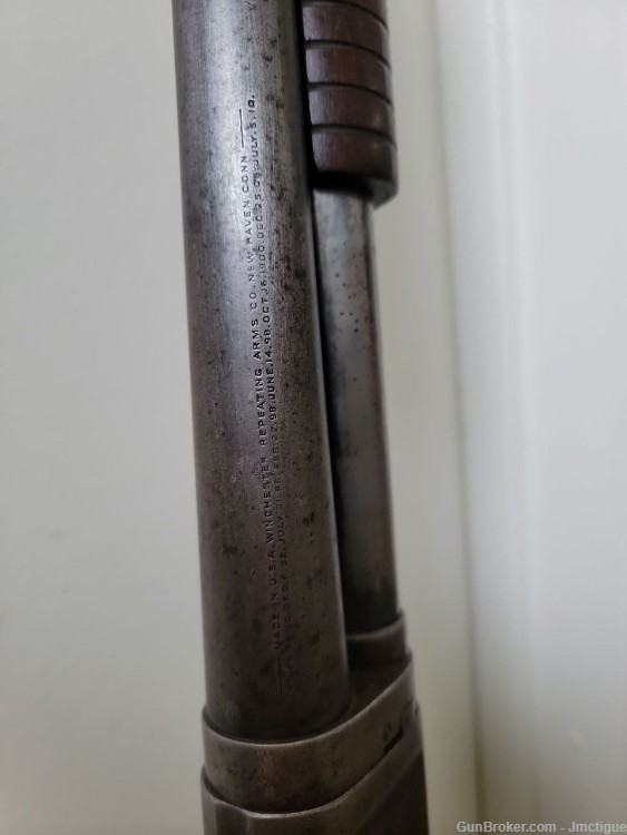 Rare Winchester 1897 Takedown [FULL CHOKE] Comes with Aftermarket Follower-img-4