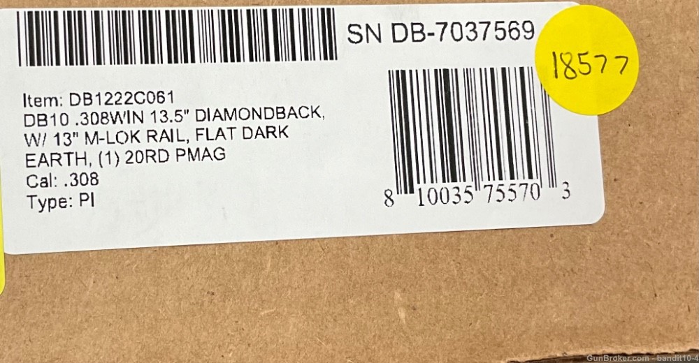 Diamondback DB10 - DB1222C061 - 308WIN - 13.5” - 20RD - 18577-img-7