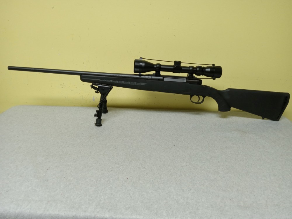 Savage Axis Bolt Action Rifle, 308 WIN, 22" Barrel, Bushnell Scope, Bipod-img-0