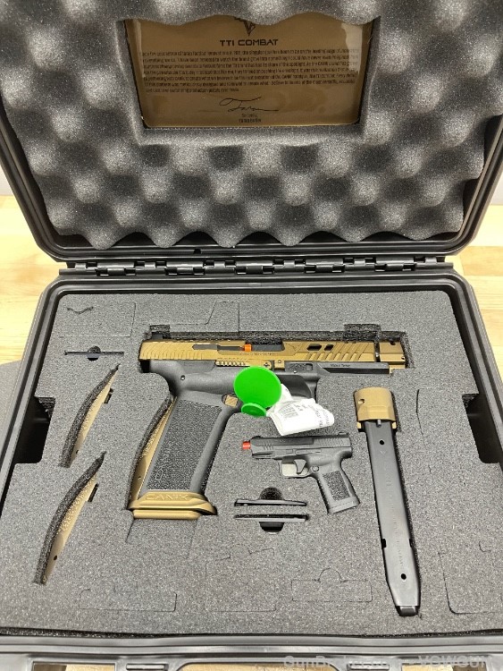 NEW! Canik TTI Combat  9mm Pistol 4.6” 21+1 Taran Tactical Meta SFX TP9 NIB-img-0