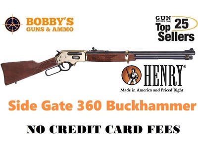 Henry Side Gate 360 Buckhammer 5+1 20" Polished Brass