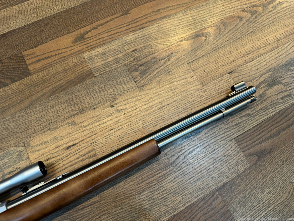 Marlin Model 60SB Stainless 19" .22LR NICE! Stainles 4X Scope-img-8