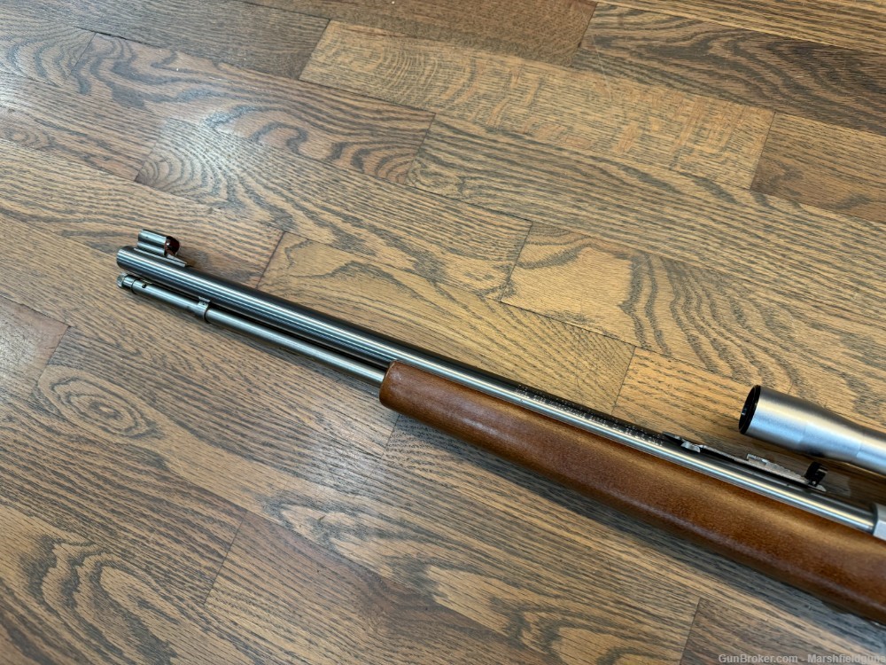 Marlin Model 60SB Stainless 19" .22LR NICE! Stainles 4X Scope-img-4