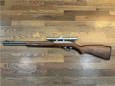 Marlin Model 60SB Stainless 19" .22LR NICE! Stainles 4X Scope