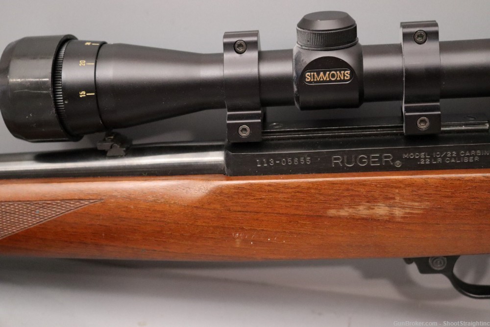 Ruger 10/22 .22LR 18.5" w/ Scope - Made circa 1974 - -img-37