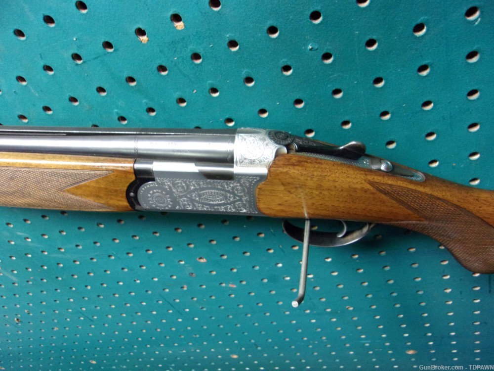 P. Beretta Made in Italy S56E Over/Under 12 Gauge Shotgun 28" Engraved   -img-6
