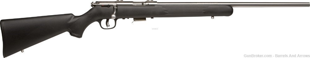Savage 24700 Mark II FSS Bolt Action Rifle 22 LR, RH, 21" Bbl, Matte, Syn -img-0