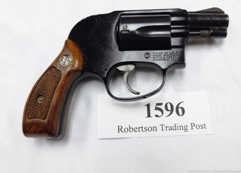 Smith & Wesson .38 Bodyguard 38-2 Airweight 2” Snub 1993 VG S&W Revolver-img-20