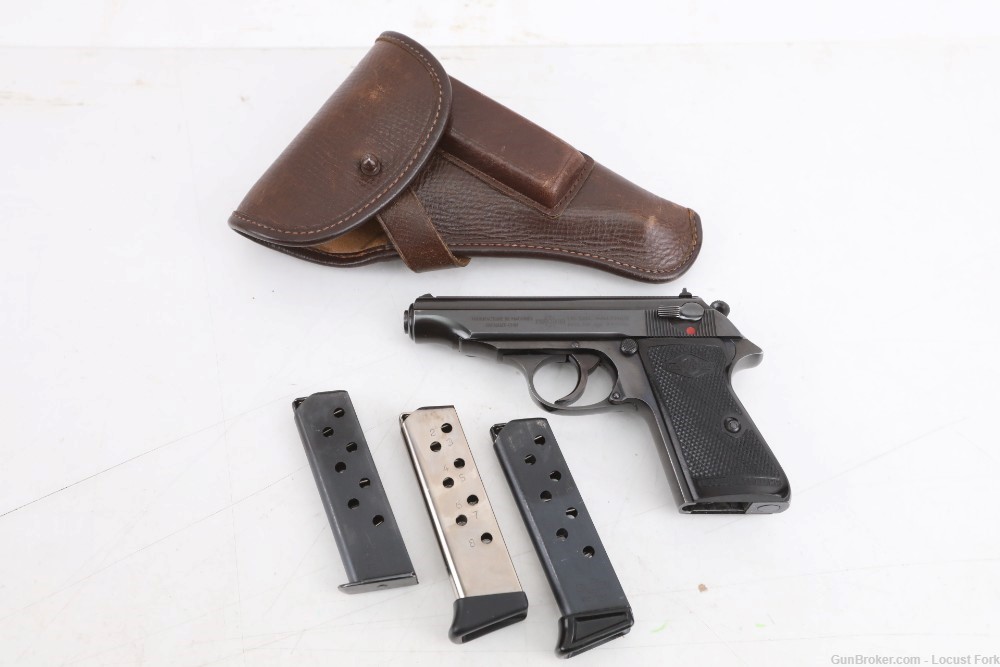 Manhurin Model PP Walther Licensed 32 ACP 7.65mm w/ Holster 3 Mags C&R NR -img-0
