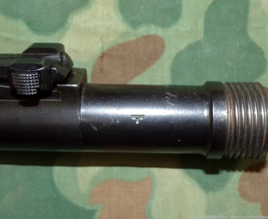 Original WW2 German 8mm K-98 Mauser Barrel Rear Site Clean Bore-img-4