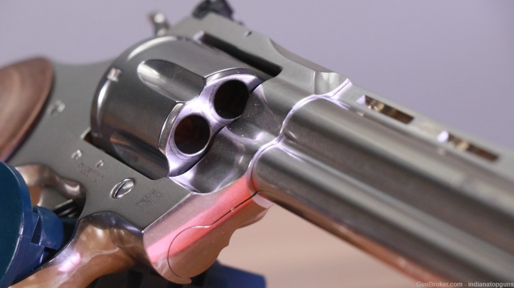 Colt Python .357 Magnum Revolver 8" Barrel 6-Rounds Walnut Target Grips-img-2