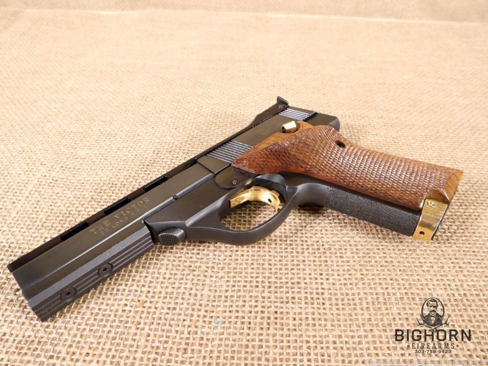 High Standard, The Victor, .22LR, Semi-Auto Target Pistol w/Factory Weight-img-17