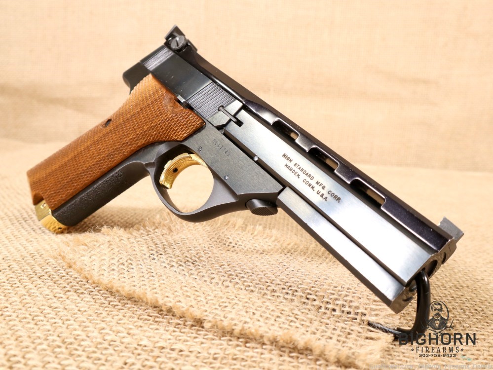 High Standard, The Victor, .22LR, Semi-Auto Target Pistol w/Factory Weight-img-7