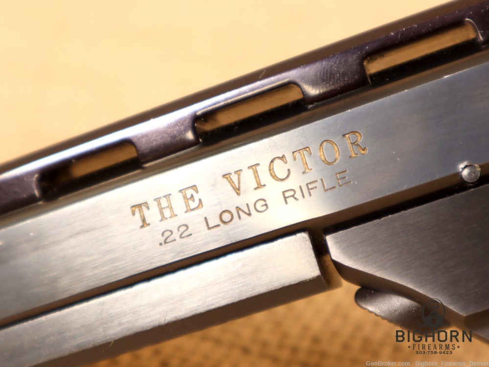 High Standard, The Victor, .22LR, Semi-Auto Target Pistol w/Factory Weight-img-16