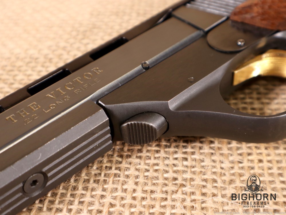 High Standard, The Victor, .22LR, Semi-Auto Target Pistol w/Factory Weight-img-20
