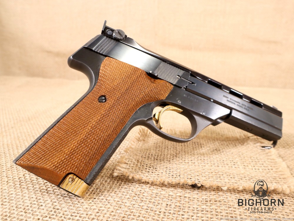 High Standard, The Victor, .22LR, Semi-Auto Target Pistol w/Factory Weight-img-5