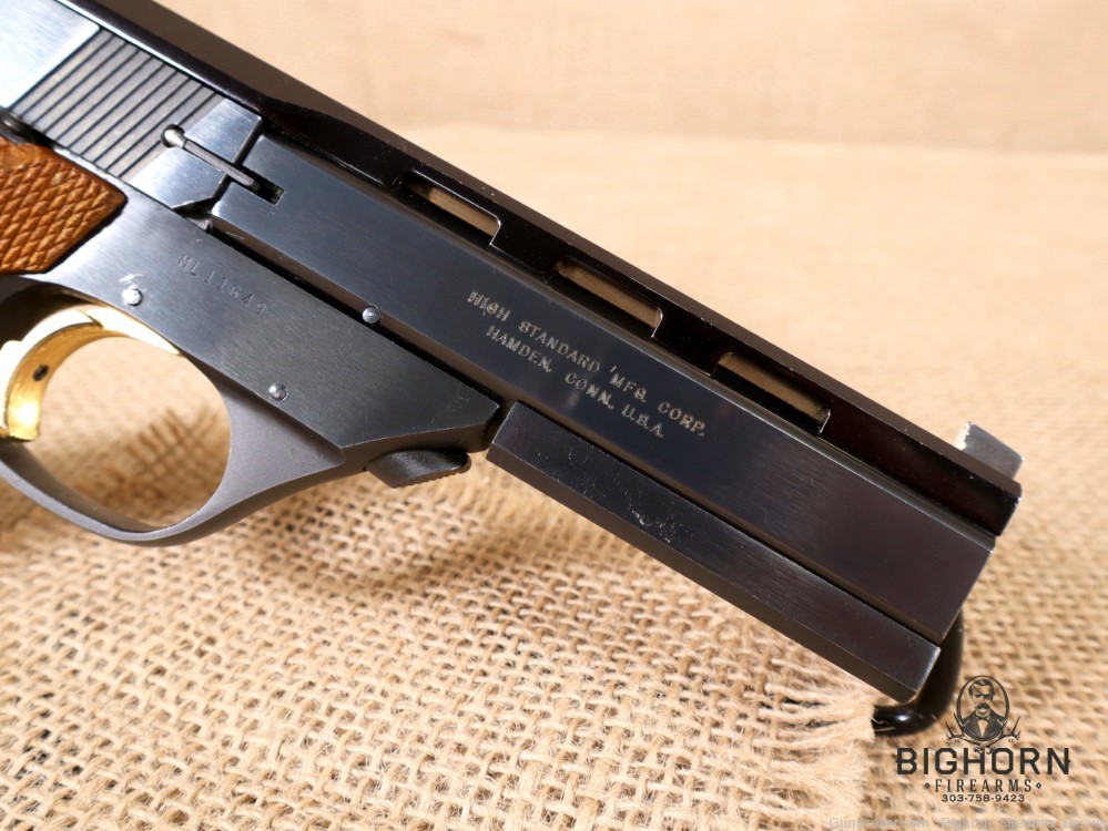 High Standard, The Victor, .22LR, Semi-Auto Target Pistol w/Factory Weight-img-10