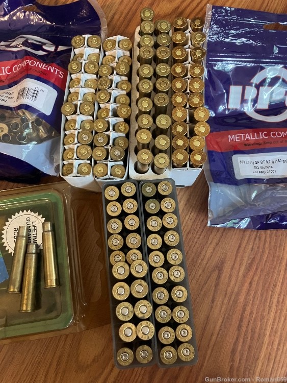 303 British ammo and reloading supplies -img-2
