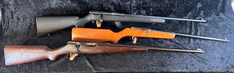 USED 22LR Rifle lot : Savage Sporter & Savage Mark II & Shinbisha L.AR-10-img-0