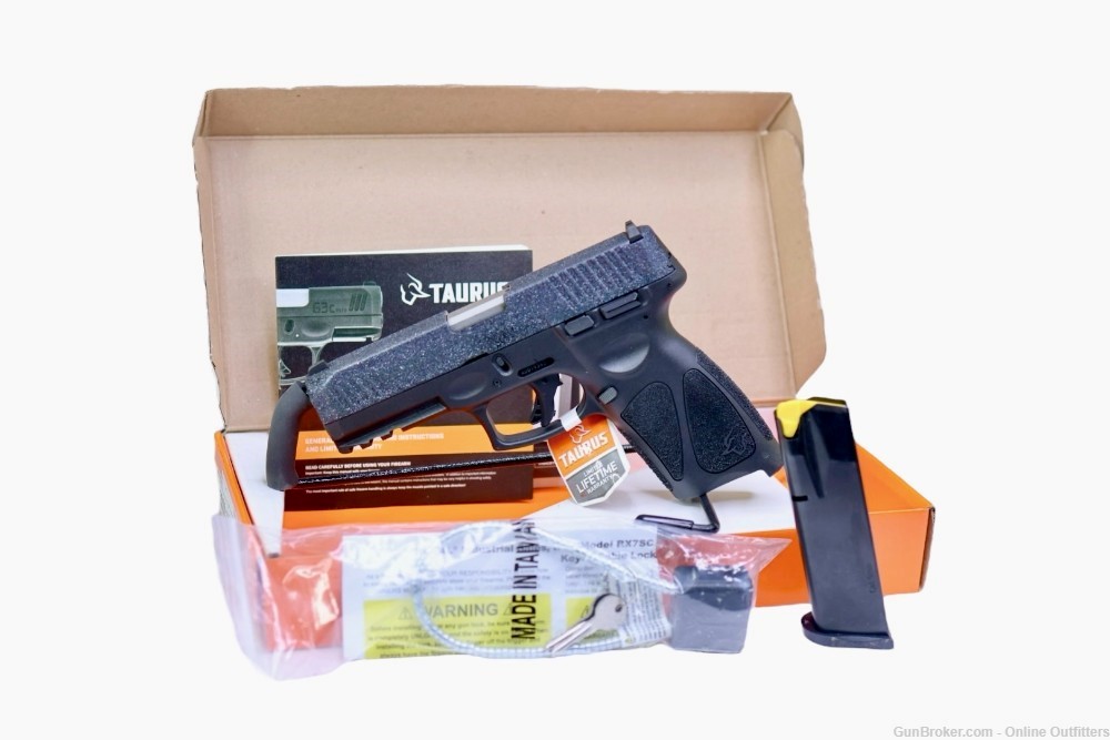 Custom Taurus GX4 9mm 3" 11+1 Semi Auto GX4 Black Glitter Gun Conceal Carry-img-0