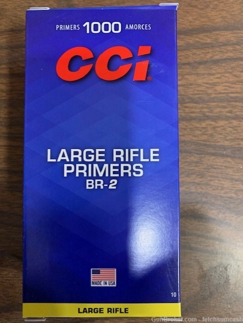 1000 Count CCI BR-2 Large Rifle Bench Rest Primers-img-0