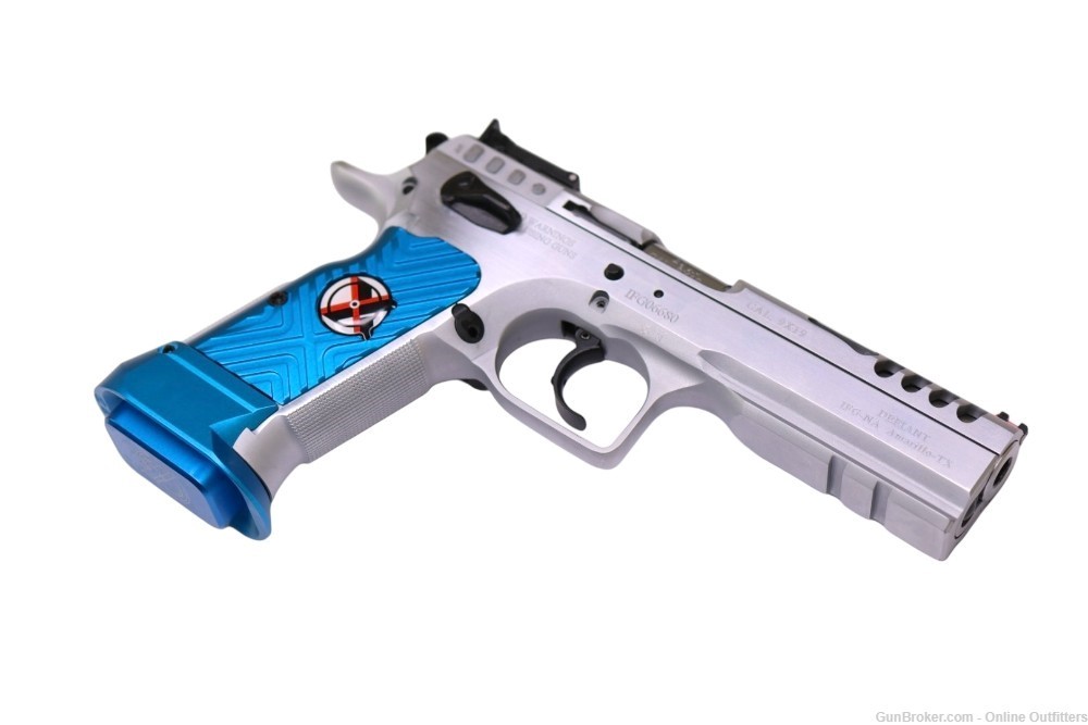 Tanfoglio IFG Defiant Stock Master 9mm 4.75" 17+1 Stainless Pic Rail Frame-img-5