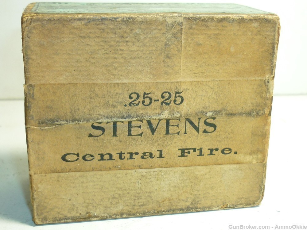 50rd - .25-25 Stevens - SEALED - RARE Fifty Round Box-img-7