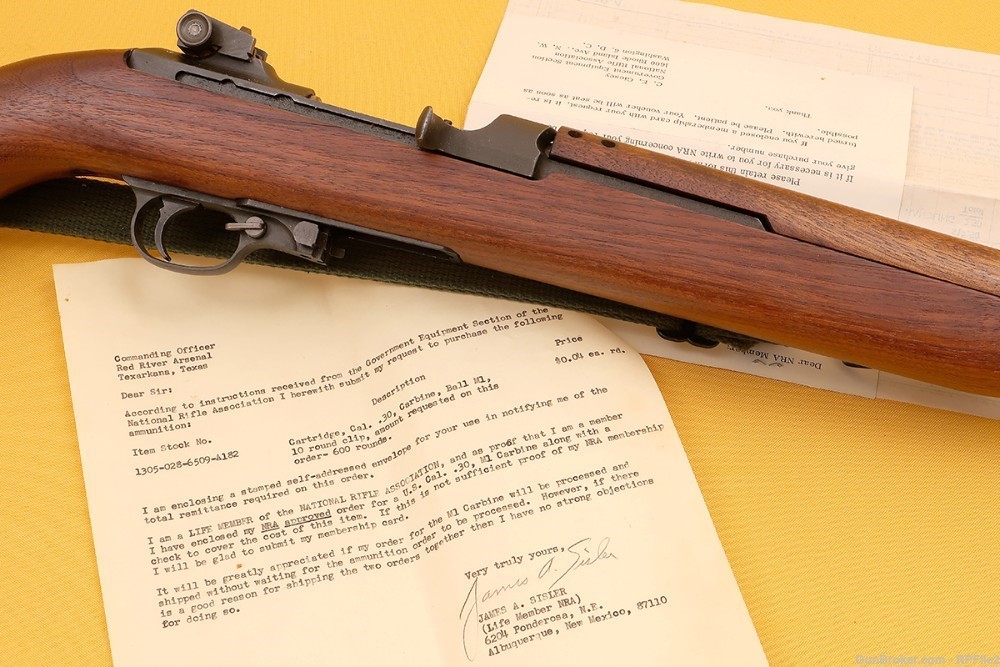Saginaw M1 Carbine - 30 Carbine - Box & Military Purchase Documents-img-4