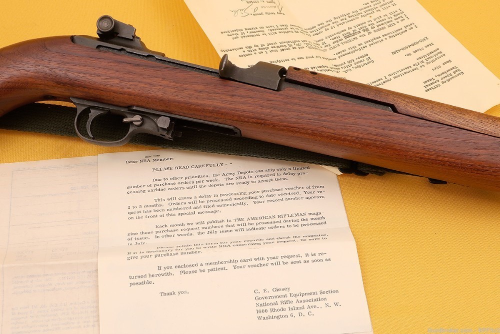Saginaw M1 Carbine - 30 Carbine - Box & Military Purchase Documents-img-5
