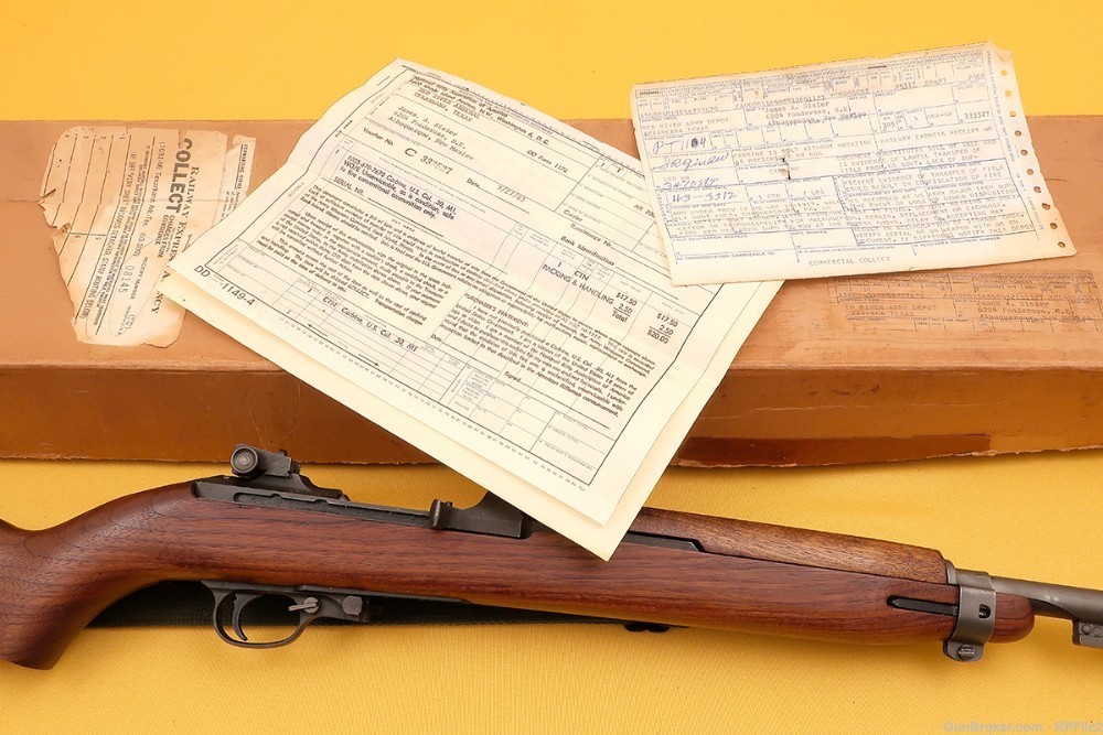 Saginaw M1 Carbine - 30 Carbine - Box & Military Purchase Documents-img-2