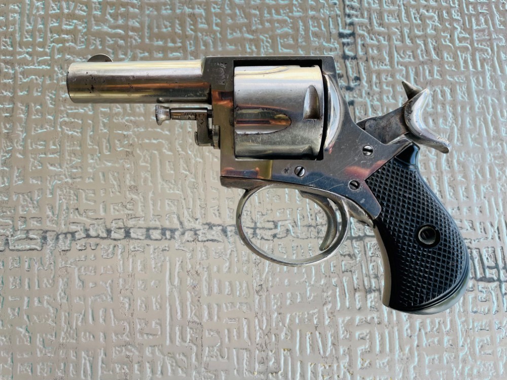 44 CAL Forehand and Wadsworth British Bulldog revolver-img-1