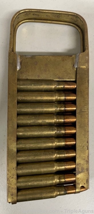 7.35x51 Carcano Breda charger with 20rds of ammunition-img-1