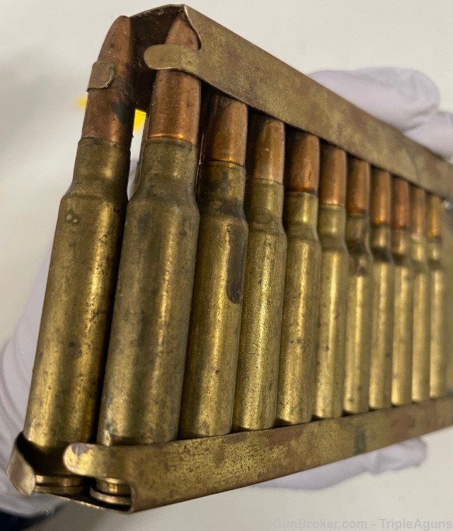7.35x51 Carcano Breda charger with 20rds of ammunition-img-4