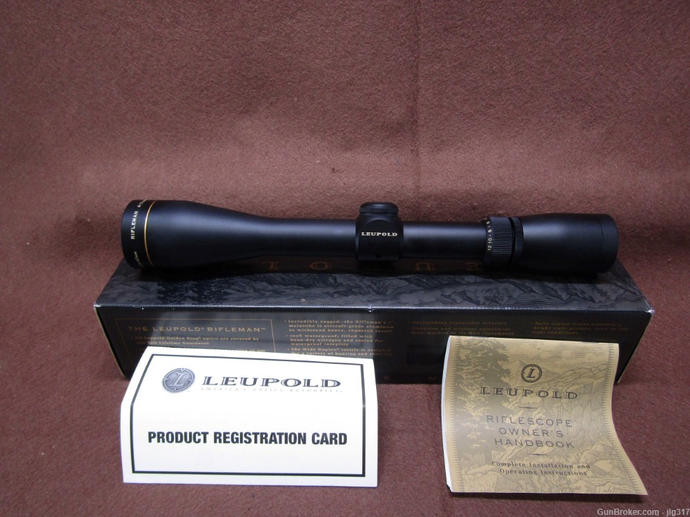 Leupold Rifleman 4-12x40 mm Rifle Scope Made in 2006 56170-img-0