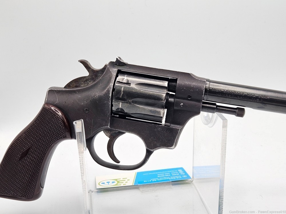 High Standard Sentinel R-101 .22 LR 6" 9 Shot Double Action Revolver-img-4