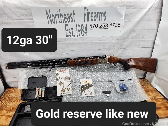 mossberg international 30" gold reserve 12ga save used like new 75472-img-0