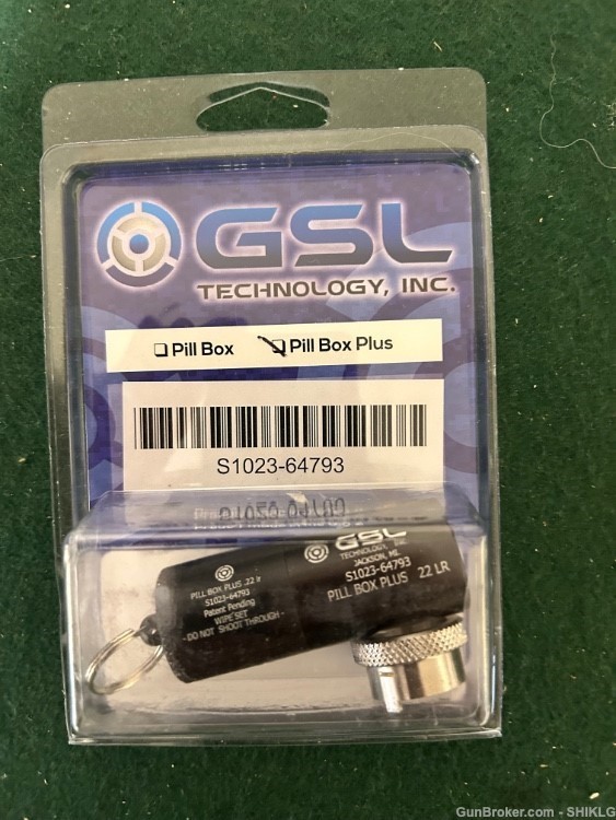 GSL Pill Box Plus - 22 keychain suppressor NIB EForm3 New-img-0