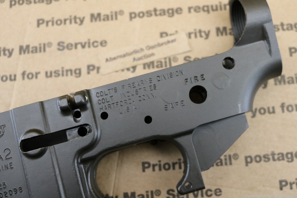 1987 Colt AR-15 Government Carbine PREBAN Lower Receiver 6520 MA OK AR15-img-2