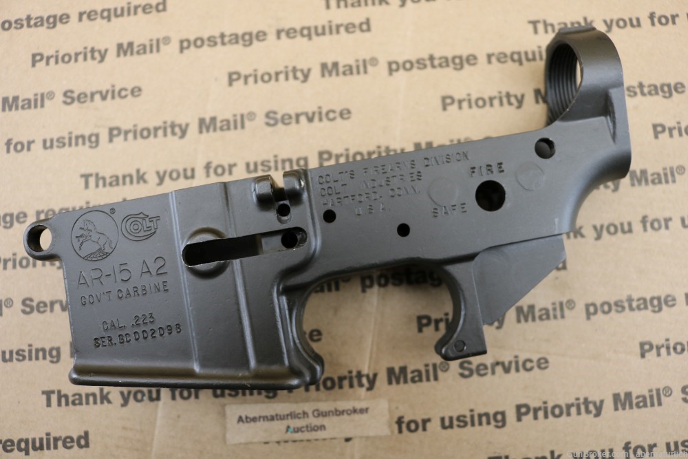 1987 Colt AR-15 Government Carbine PREBAN Lower Receiver 6520 MA OK AR15-img-0