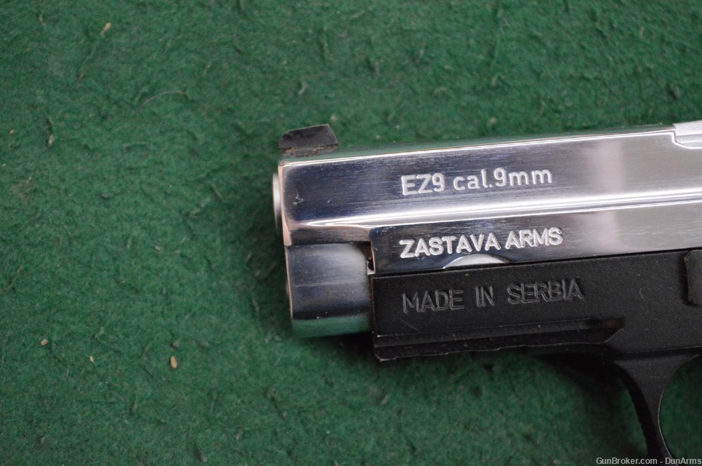 Zastava EZ9 Two Tone 9mm DA/SA 4.25" BL W/ Box, Papers, & 6 15rd Magazines -img-2